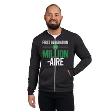 Load image into Gallery viewer, First Generation Millionaire Premium Zip Up Hoodie
